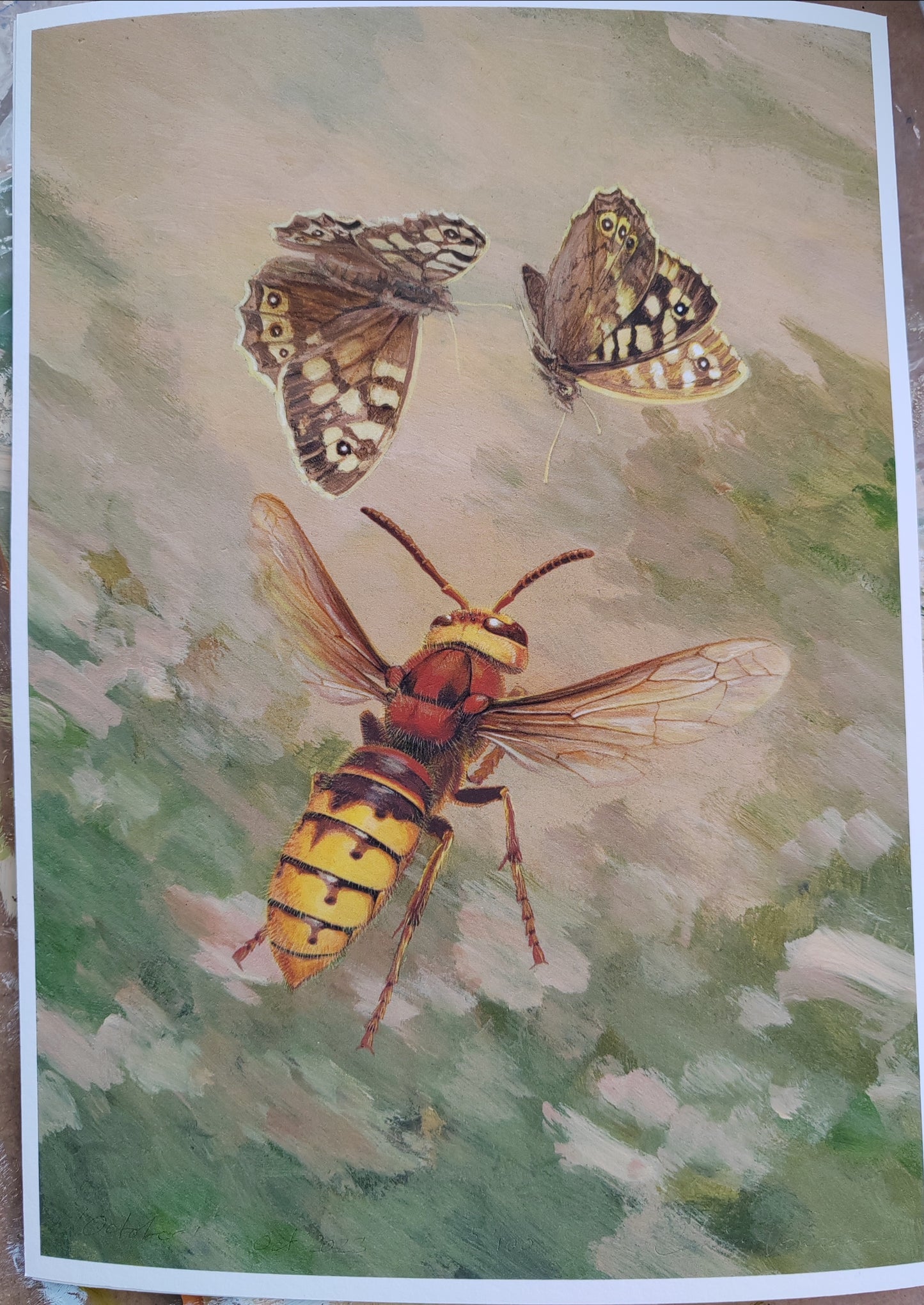 October, limited edition art print
