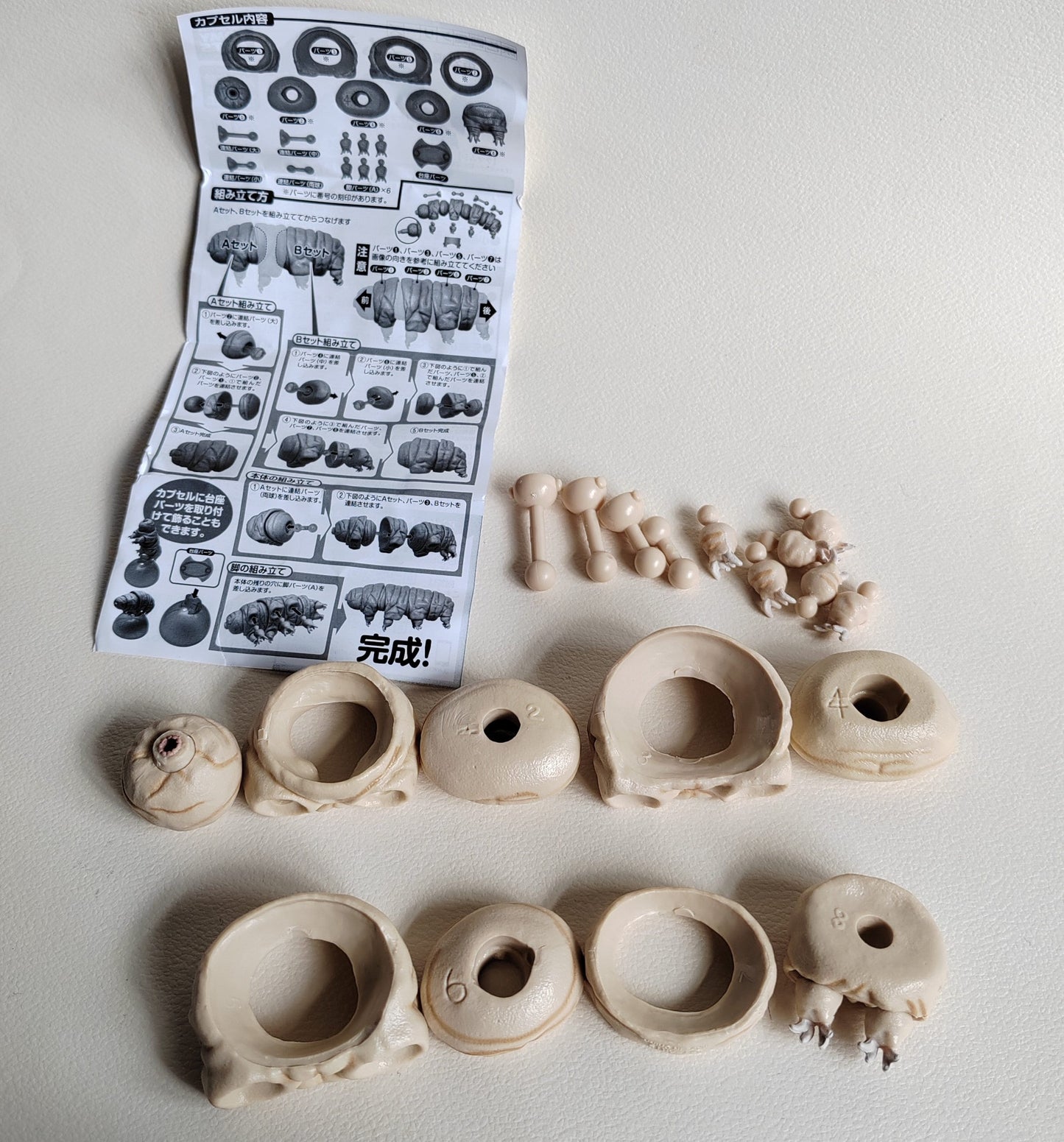 Water Bear figure! (Tardigrade, by Takara Tomy Arts) Japanese exclusive