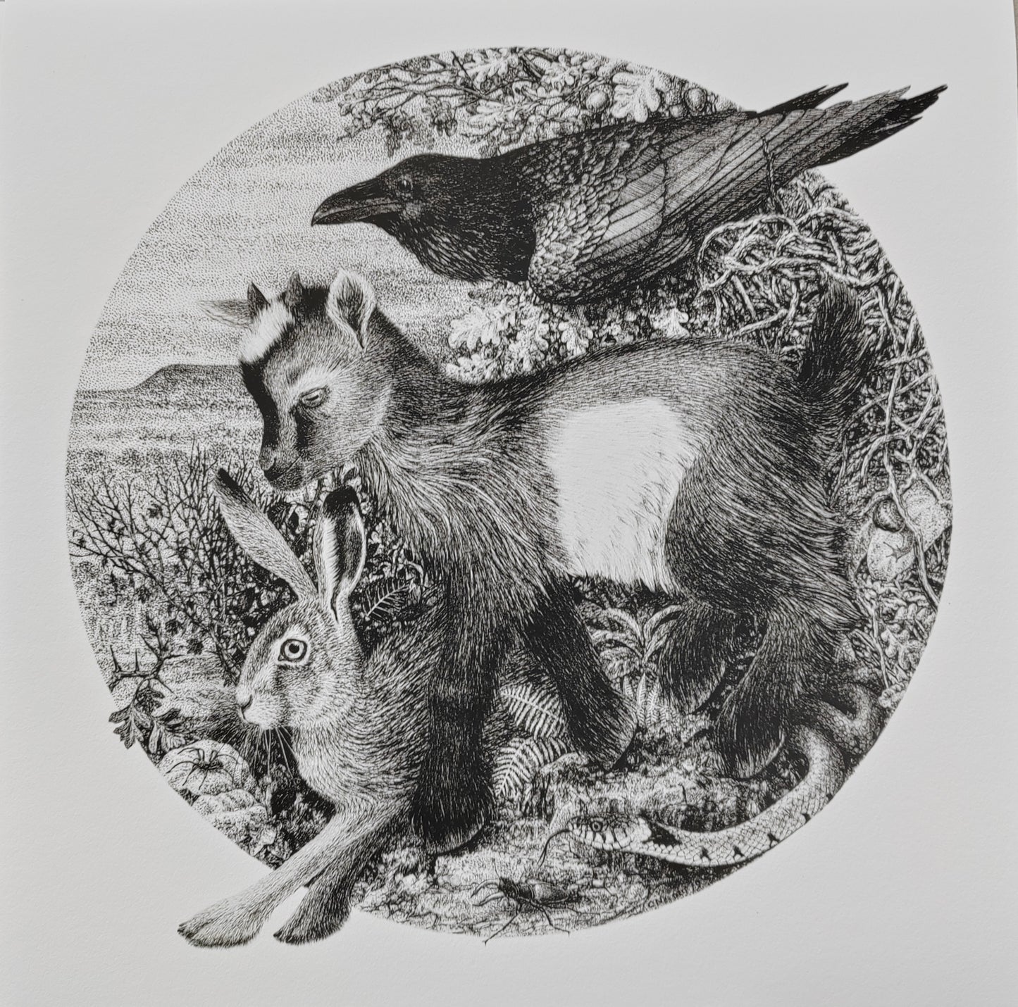 The Magic Returning - limited edition art print 30x30cm