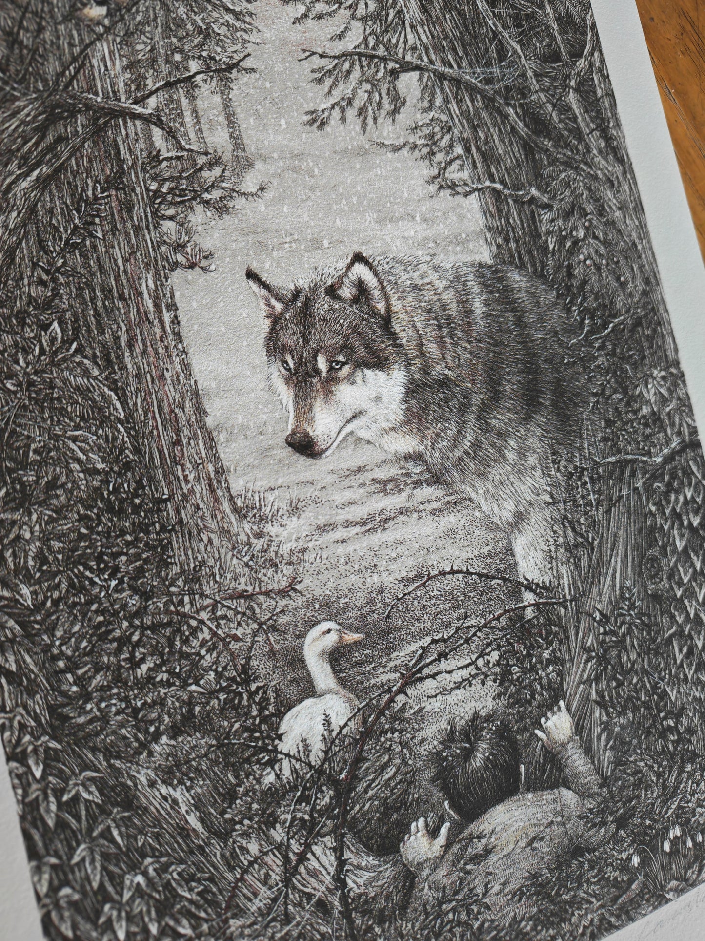 Peter and the Wolf - limited edition art print