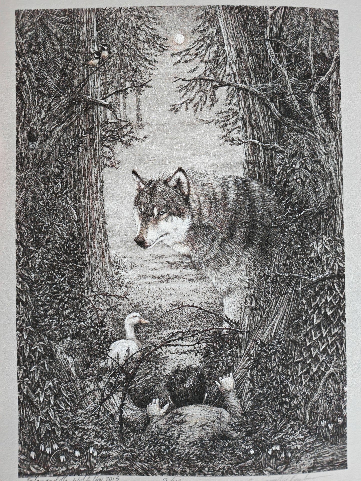 Peter and the Wolf - limited edition art print