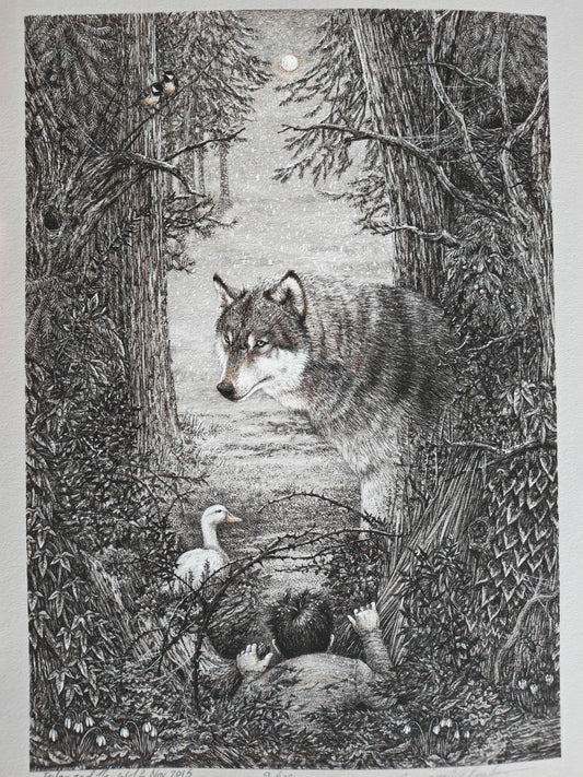 Peter and the Wolf - limited edition art print