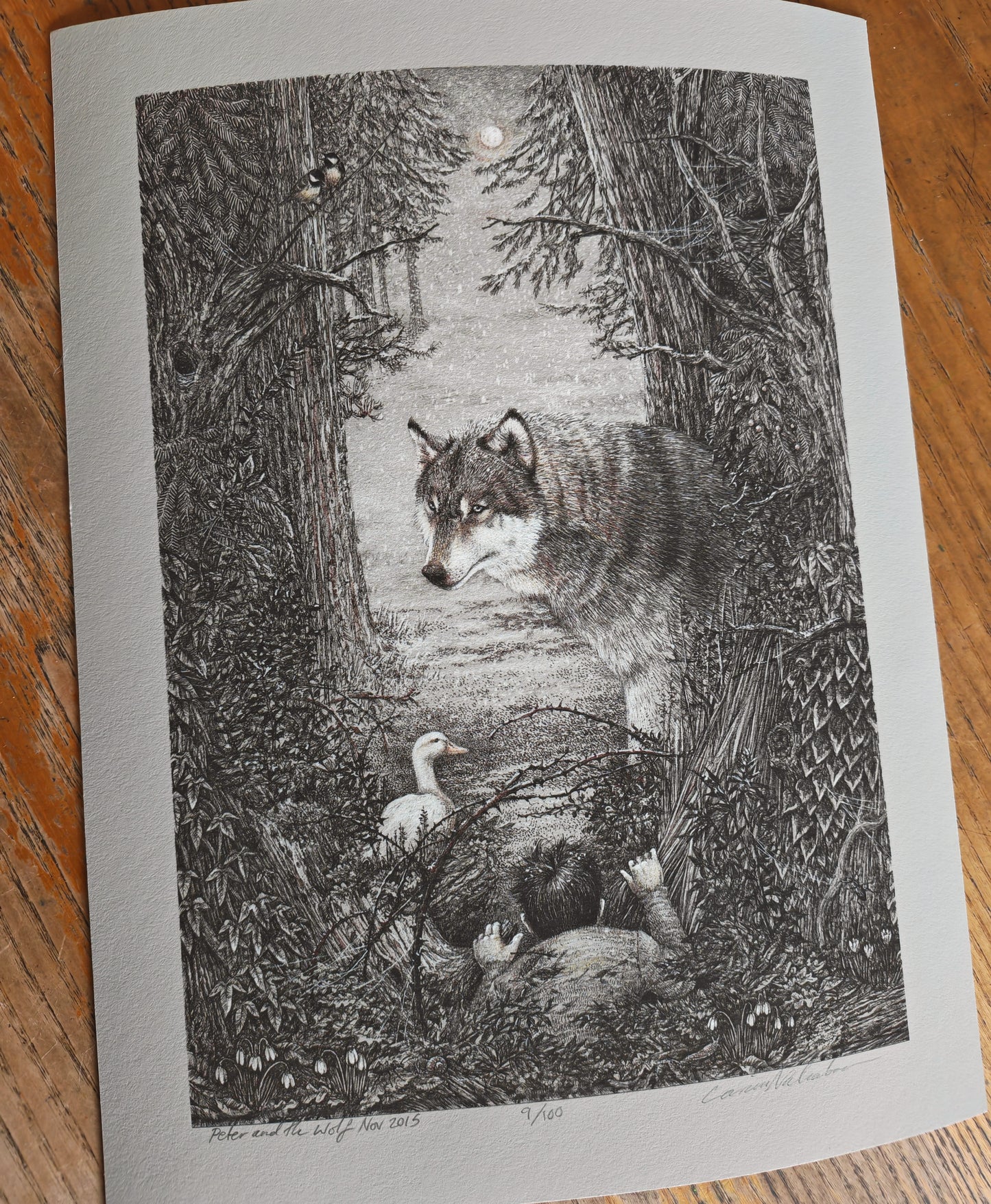 Peter and the Wolf - limited edition art print