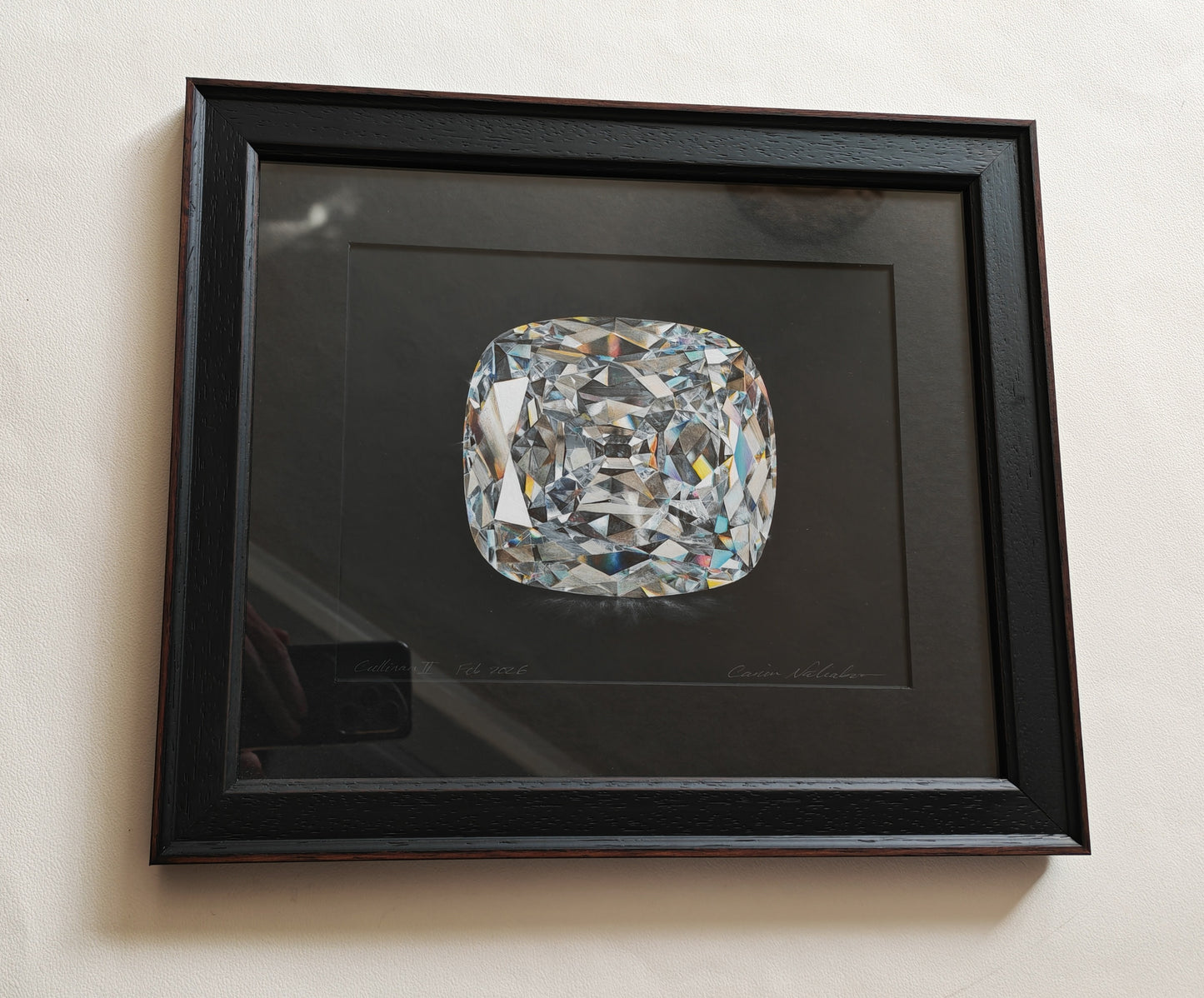 Framed original artwork - the Cullinan II Diamond