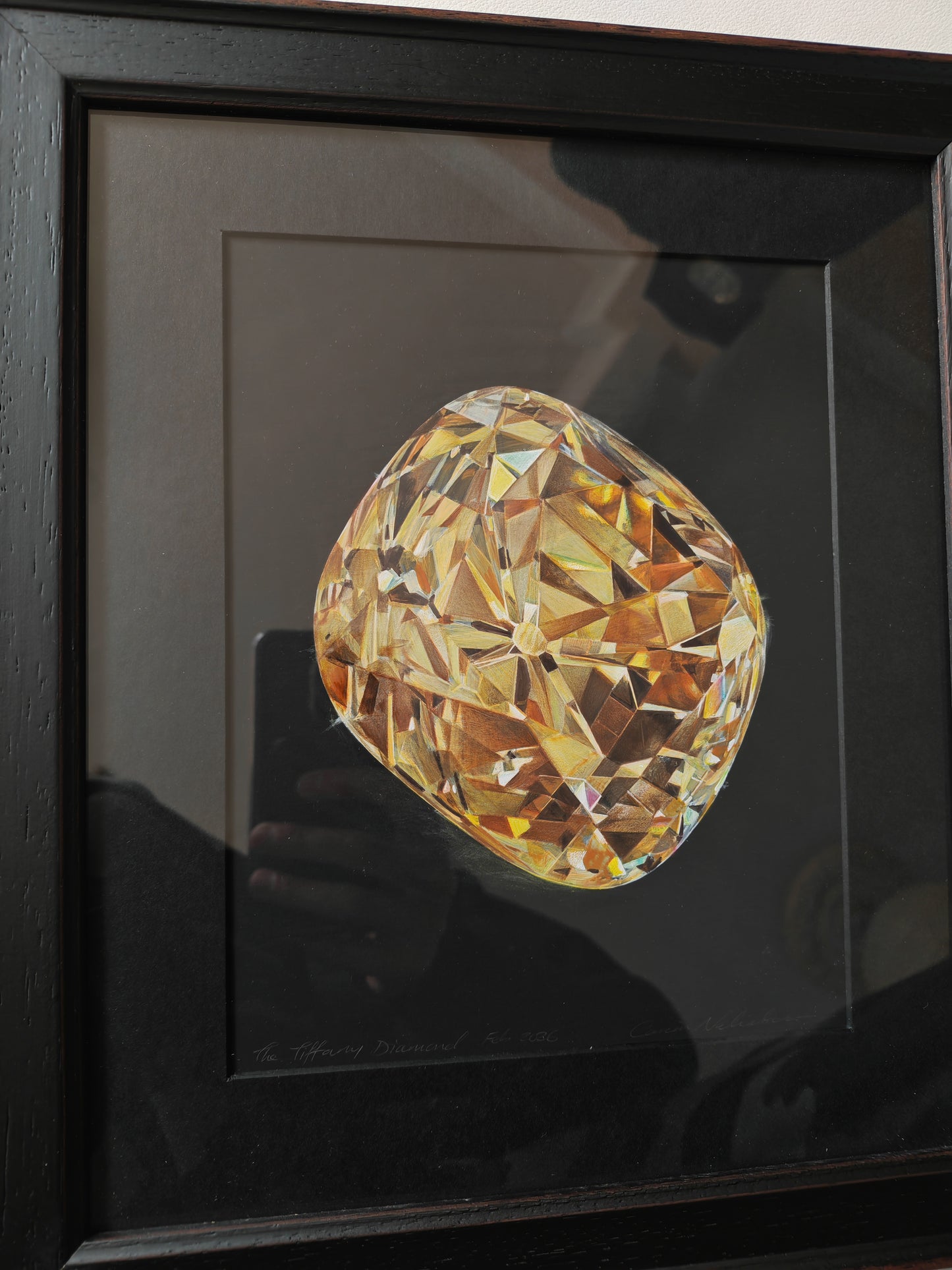 Framed original artwork - The Tiffany Diamond