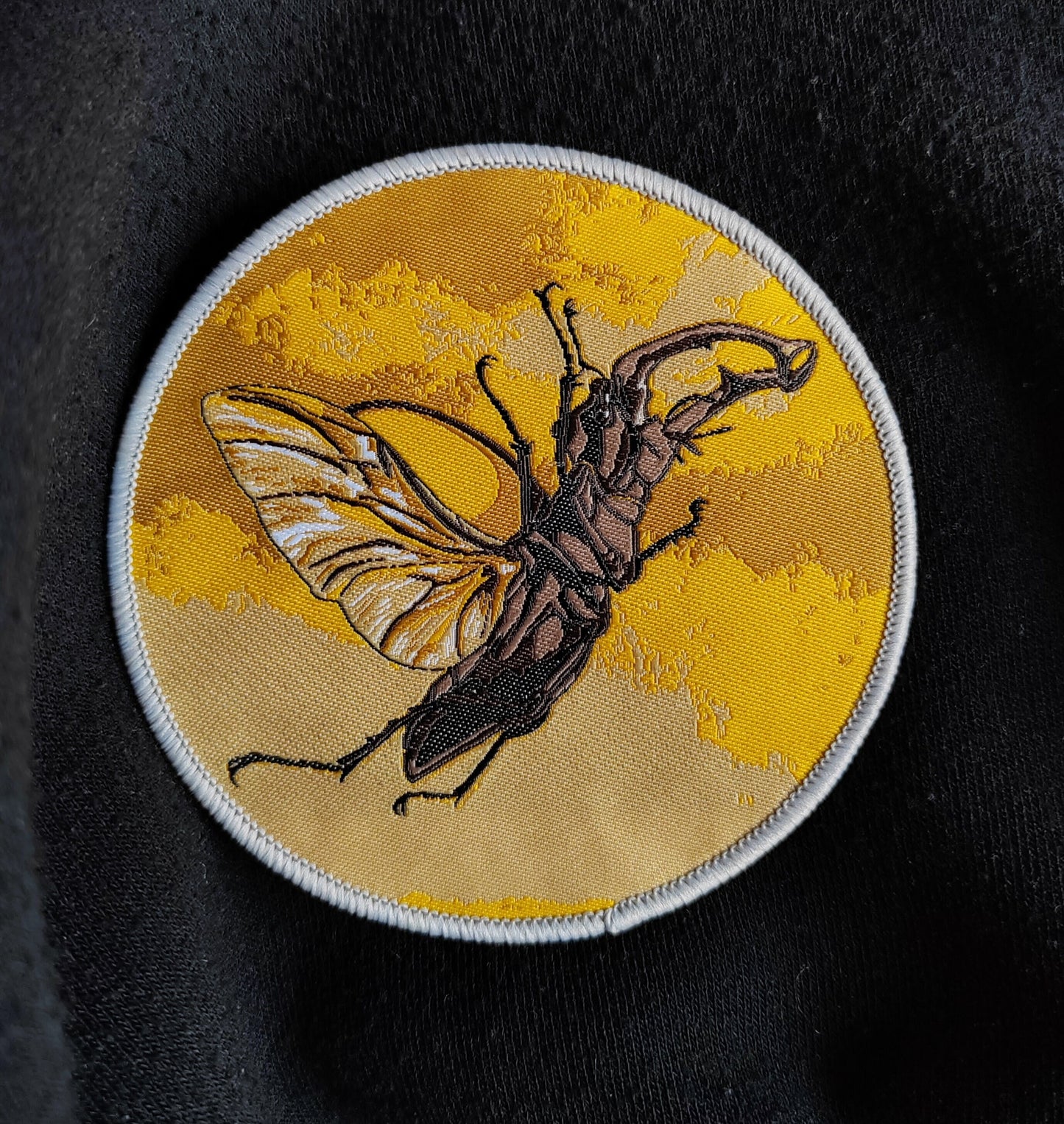 Sew on patch - Billywitch, Flying Stag Beetle (Lucanus cervus)