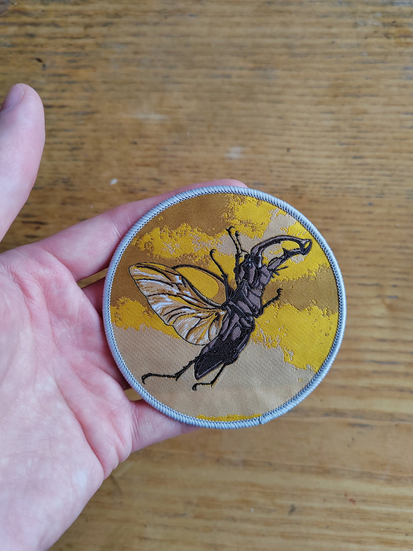 Sew on patch - Billywitch, Flying Stag Beetle (Lucanus cervus)