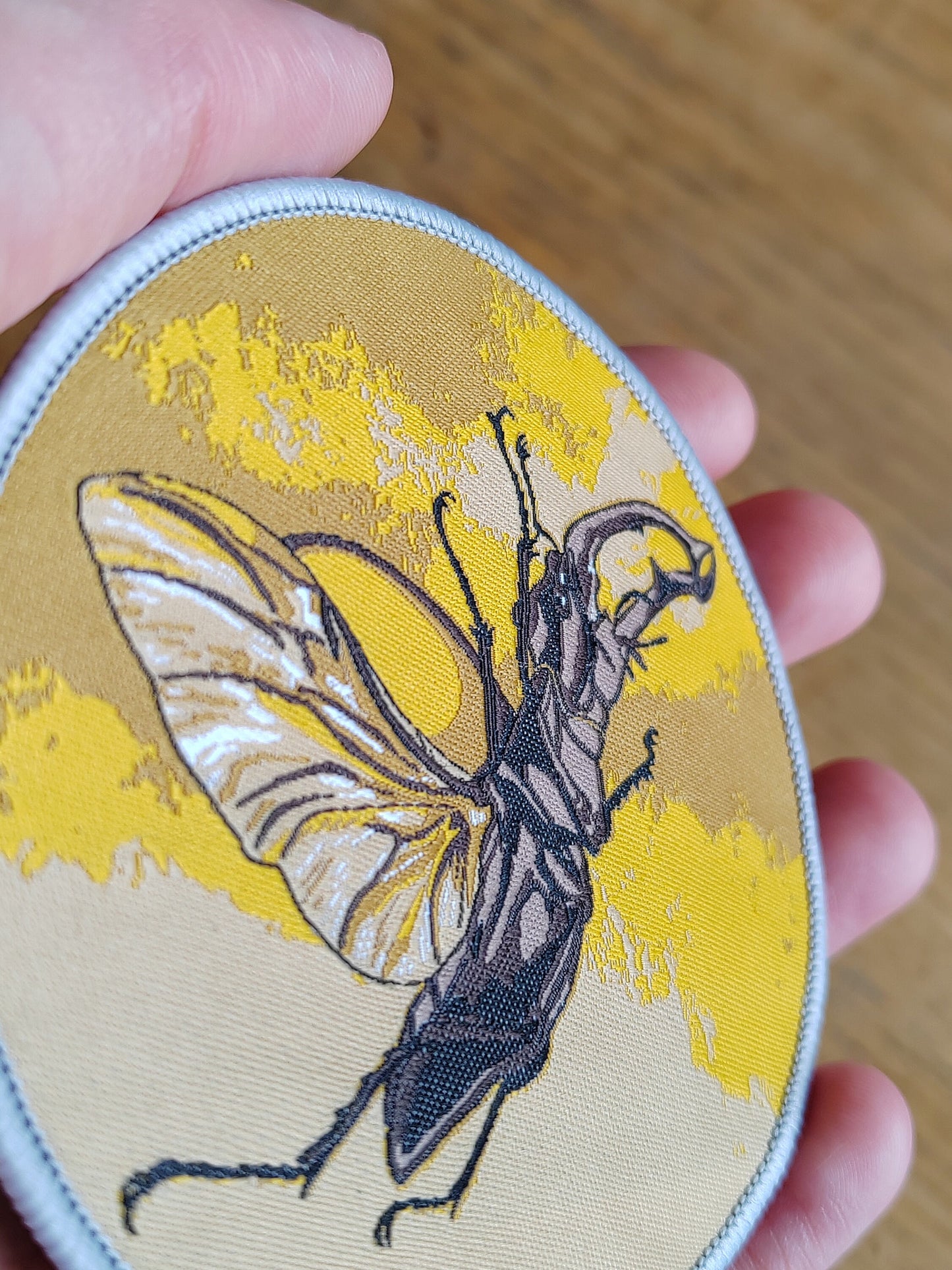 Sew on patch - Billywitch, Flying Stag Beetle (Lucanus cervus)
